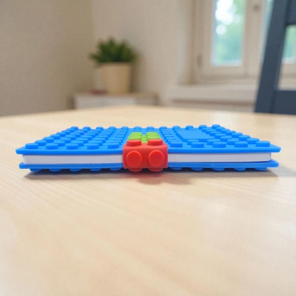 A5 Pages Lego Notebook Diary 160 Pages - Royal Blue