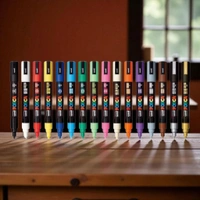Posca POSCA 5M 1.8-2.5 mm Bullet Shaped Paint Marker Pen 16 Shades