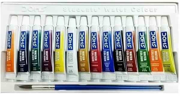 Doms Water Colour Tube 14 Shades