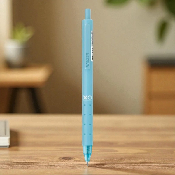 Hauser Germany XO Click Retractable Gel Pen - Blue