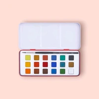 Camel Artist Water Colour Cake 18 Shades with Synthetic Hair Brush