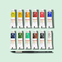 Camel Artist Water Colour Tube 12 shades - 9 ml Each
