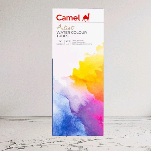 Camel Artist Water Colour Tube 12 Shade - 20 ml Each
