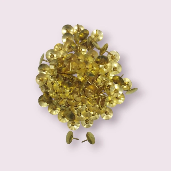 Soft Board Pins Metal Golden ( Pack Of 100)