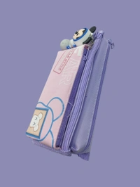 Stylish Fancy Pencil Pouch With Keychain