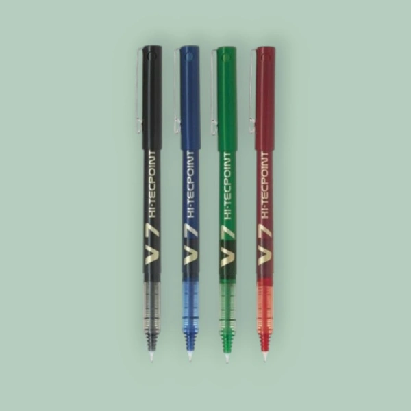 Pilot Hi-Techpoint V7 Liquid Ink Roller Pen - Green