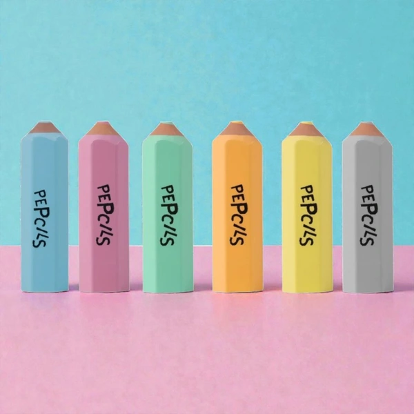 Doms PEPCILS Dust Free Multicolour Erasers 1 Set Including 2 Nos Eraser