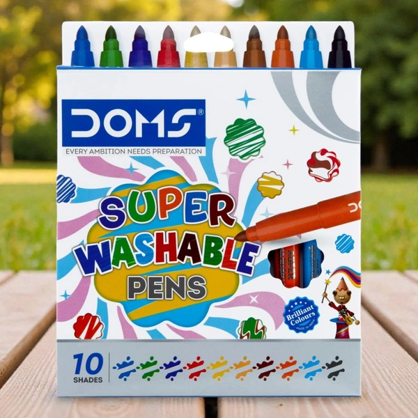 Doms Super Washable Pens 10 Shades