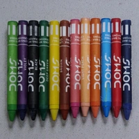 Doms Long Wax Crayons 12 Shades