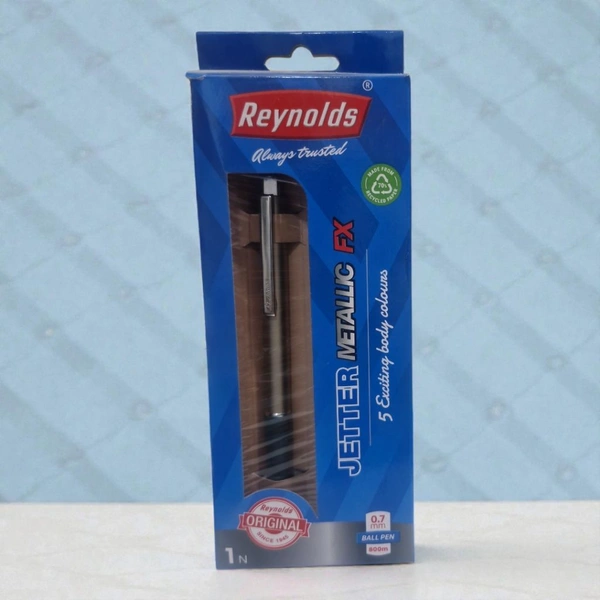 Reynolds Jetter Metallic FX 0.7mm Ball Pen 1 Pc