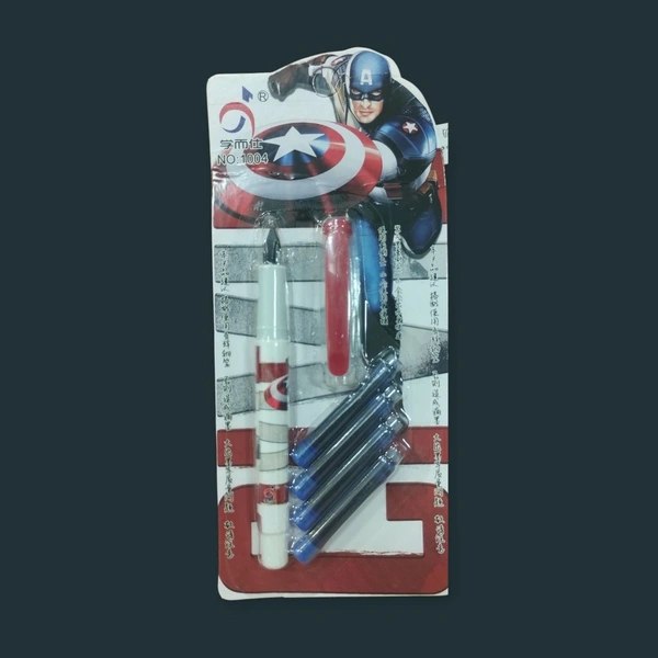 Avenger 1004 Fountain Pen With 4 Ink Cartridges