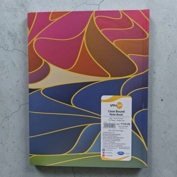 Navneet Youva Hard Case Bound Diary 16 Cm X 21 Cm 192 Pages