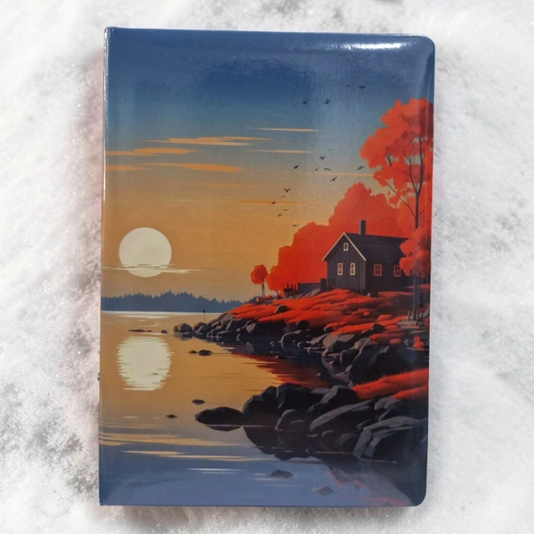 Anupam Lyv Journal - 192 Pages, Soft Cover, Hardbound with Elastic Closure & Pen Loop