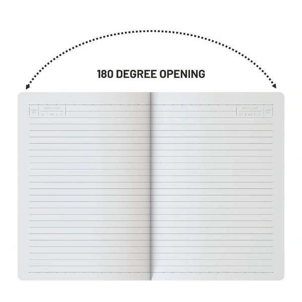 Anupam Lyv Journal - 192 Pages, Soft Cover, Hardbound with Elastic Closure & Pen Loop (15x21cm)