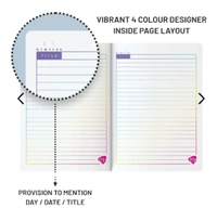 Anupam A5 Drip Diary-Think Happy Thought- 160 Pages (15x21cm)