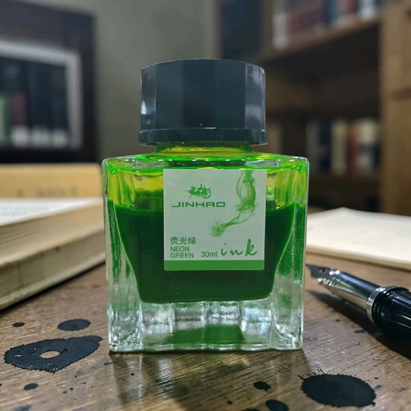 Jinhao Fountain Pen Ink| 30 ML - Neon Green