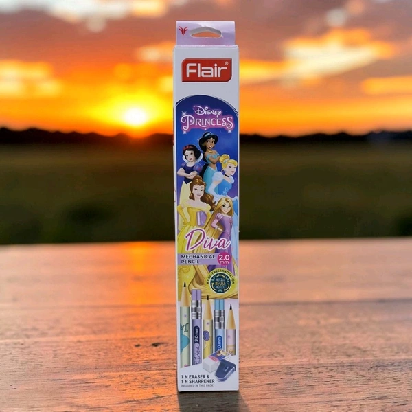Flair Disney Princess Diva Mechanical Pencil 2.0 MM | Pack Of 10
