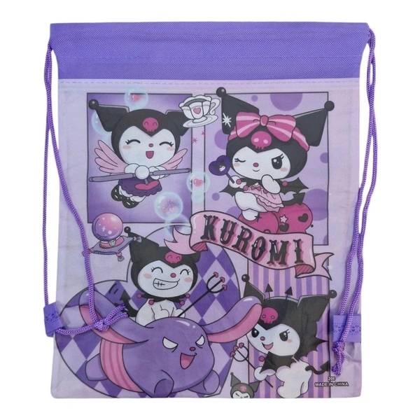 Drawstring Bag For Kids Pack Of 12 Pcs ( Kuromi Theme)