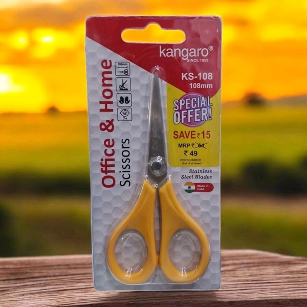 Kangaro Scissor Ks-108 ( Colour May Vary )