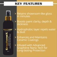 UNIESHINE GrapheneX Ceramic Detailer Spray 100ml