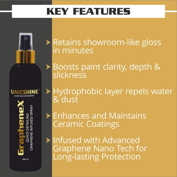 UNIESHINE GrapheneX Ceramic Detailer Spray 100ml