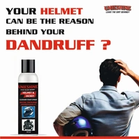 UNIESHINE Helmet & Jacket Cleaner Foam Spray 150ML | Quick-Dry No-Rinse Riding Gear Cleaner | Removes Dirt, Sweat & Odor | Safe for Leather, Fabric & Plastic
