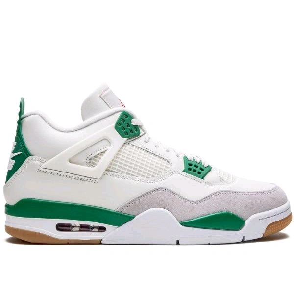 Retro 4 "White Green" - UK 9