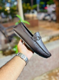 TOP LINE Men’s Casual Lofer’s - 10, BROWN