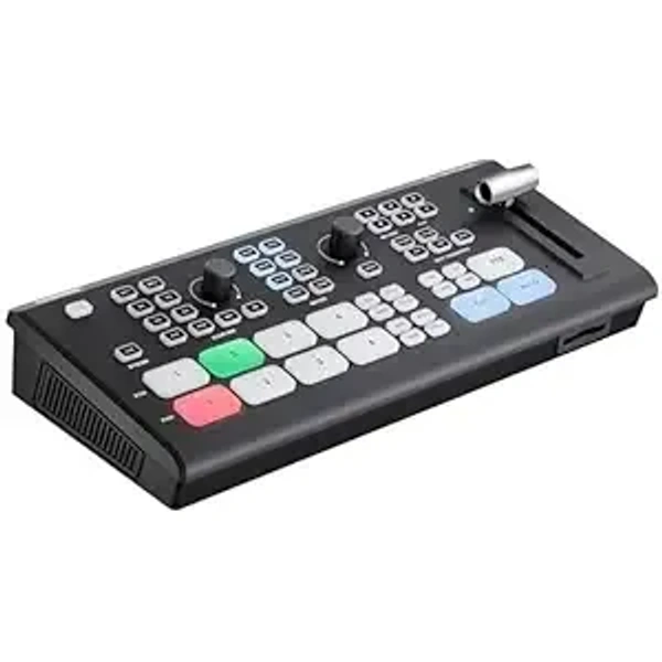 Osee GoStream Deck Pro HDMI Live Stream Switcher, Video Mixer Switcher 6 HDMI, 2 USB, 8 Macro Buttons, MultiSource, Three Streams Simultaneously, Phone Out, UVC & NDI Updatable