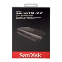 SANDISK SanDisk ImageMate® PRO USB-C™ Multi-Card Reader for Compact Flash, SD UHS I, SD UHS II, microSD