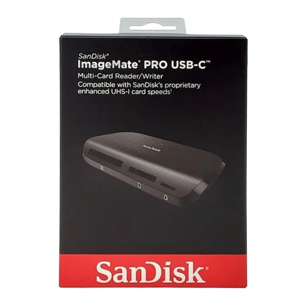 SANDISK SanDisk ImageMate® PRO USB-C™ Multi-Card Reader for Compact Flash, SD UHS I, SD UHS II, microSD