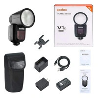GODOX Godox V1-C V1 Li-on TTL On-Camera Round Flash Speedlight Compatible with Canon