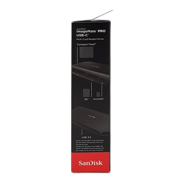 SANDISK SanDisk ImageMate® PRO USB-C™ Multi-Card Reader for Compact Flash, SD UHS I, SD UHS II, microSD