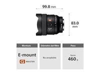 Sony E Mount Fe 14Mm F1.8 Gm Full-Frame Lens (Sel14F18Gm) | Ultra-Wide Angle Prime | Premium G Master - Black