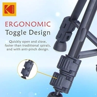 KODAK T210 150cm Three Way Pan Movement Tripod (Black, Supports Up to 3500 g)