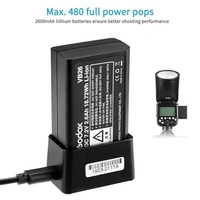 GODOX Godox V1-C V1 Li-on TTL On-Camera Round Flash Speedlight Compatible with Canon