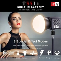TYFY High Power Pocket LED Photo, Video COB Light with Built in Battery/ 8 Special Light Effects/Suitable for All Kinds of Small Production Photography/Power Saving & Environment Protection