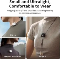 DJI Mic Mini (2 TX + 1 RX + Charging Case), Ultralight, Detail-Rich Audio, 48h Use, Noise Cancelling, Automatic Limiting, Wireless Microphone for Camera/iPhone/Android, Vlog, Streaming