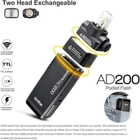 godox GODOX AD 200 Pocket FlasH , Black