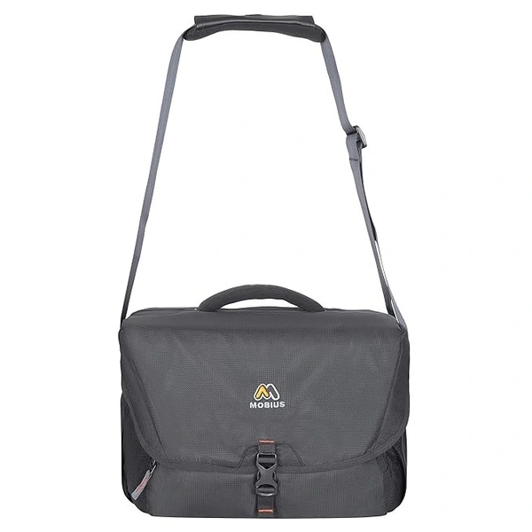 Mobius Reporter DSLR Sling Bag for Camera|100% Water Resistant Camera Side Sling Bag with Adjustable Shoulder Strap|Suitable for DSLR Camera with 3 Lens