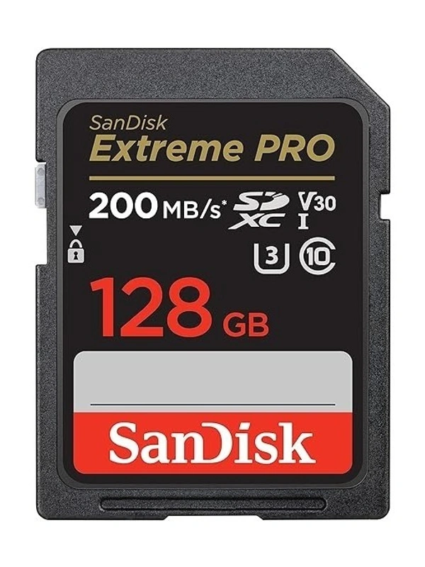 Sandisk 128GB 200/90 MB/s extreme pro card