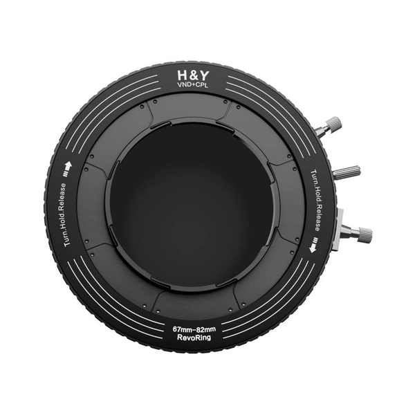 H&Y Filters RevoRing Variable ND3-ND1000 + CPL Mark II Filter (67-82mm)