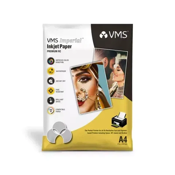 VMS Imperial 260 GSM A4 Matte Photo Paper 2 x 20 Sheets