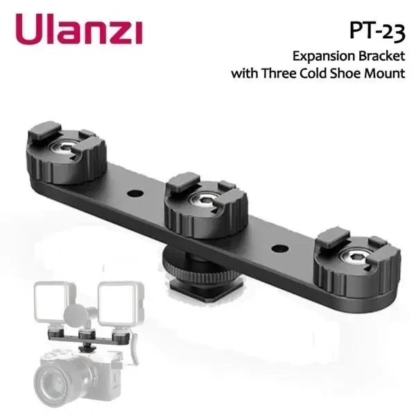 ULANZI PT-23 THREE COLD SHOE EXPANSION BRACKET