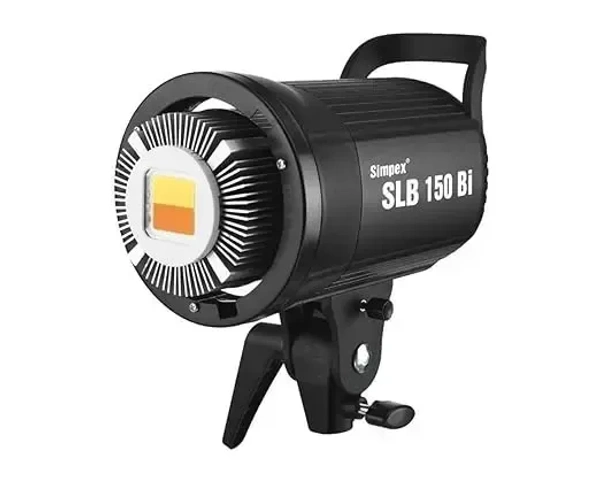 Simpex SLB 150 Bi Bowens Mount LED Video Light, 150w Continuous Bi Colour led Light with Reflector Suitable for All Kinds of Video Shoot (SLB 150 bi)