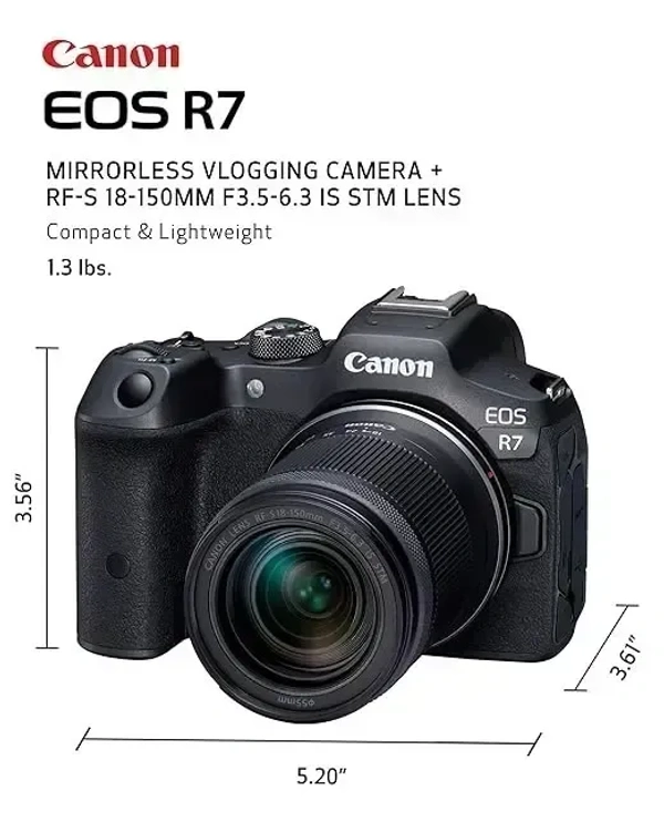 CANON R7 WITH 18-150 LENS