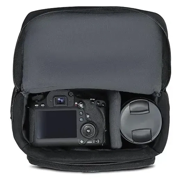 MOBIUS Everyday DSLR/SLR Sling Bag for Camera with Rain Cover|100% Waterproof Bag with Adjustable Shoulder Strap Suitable for DSLR Camera with Lens and One Extra Lens