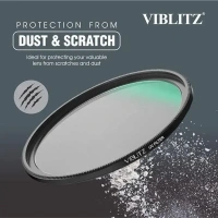 VIBLITZ® Ultra Slim UV Filter Protection Slim Frame (52 MM)