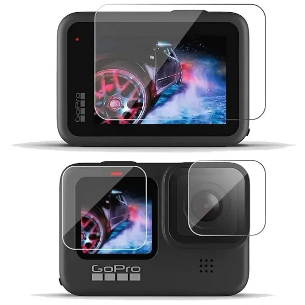 Hiffin Tempered Glass Screen Protector For GoPro Hero 9 Action Camera