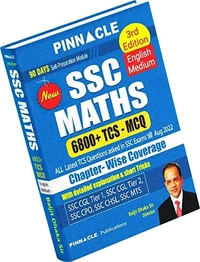 Pinnacle Publications SSC 6800 TCS MCQ Chapter wise 3rd Edition English medium